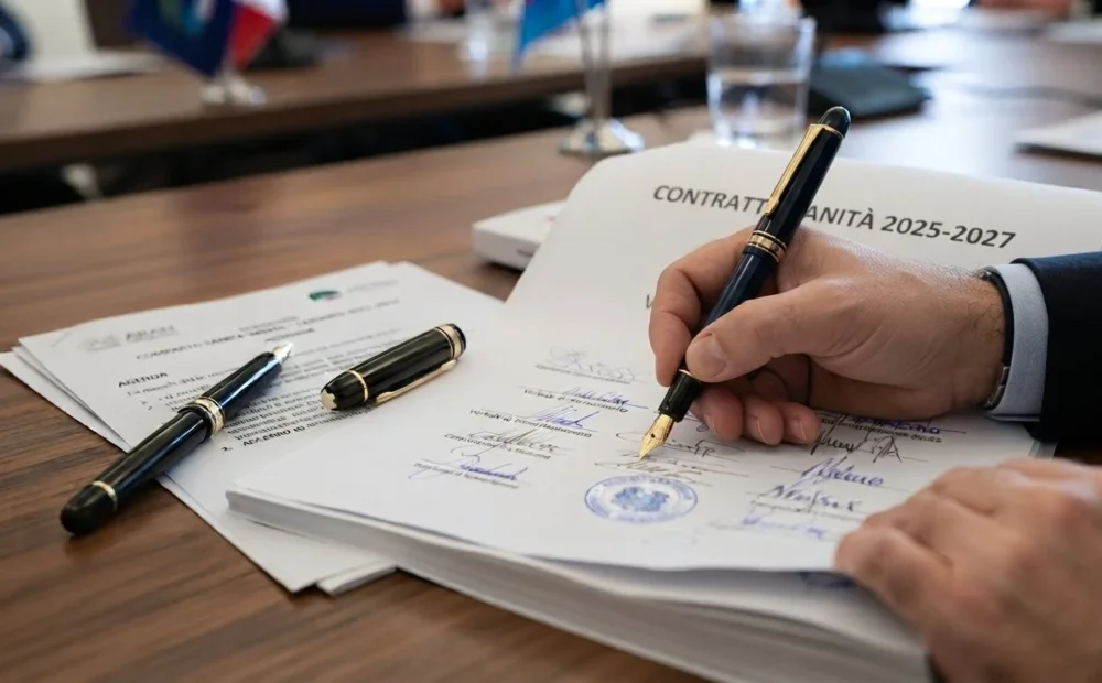 Firma del contratto collettivo nazionale